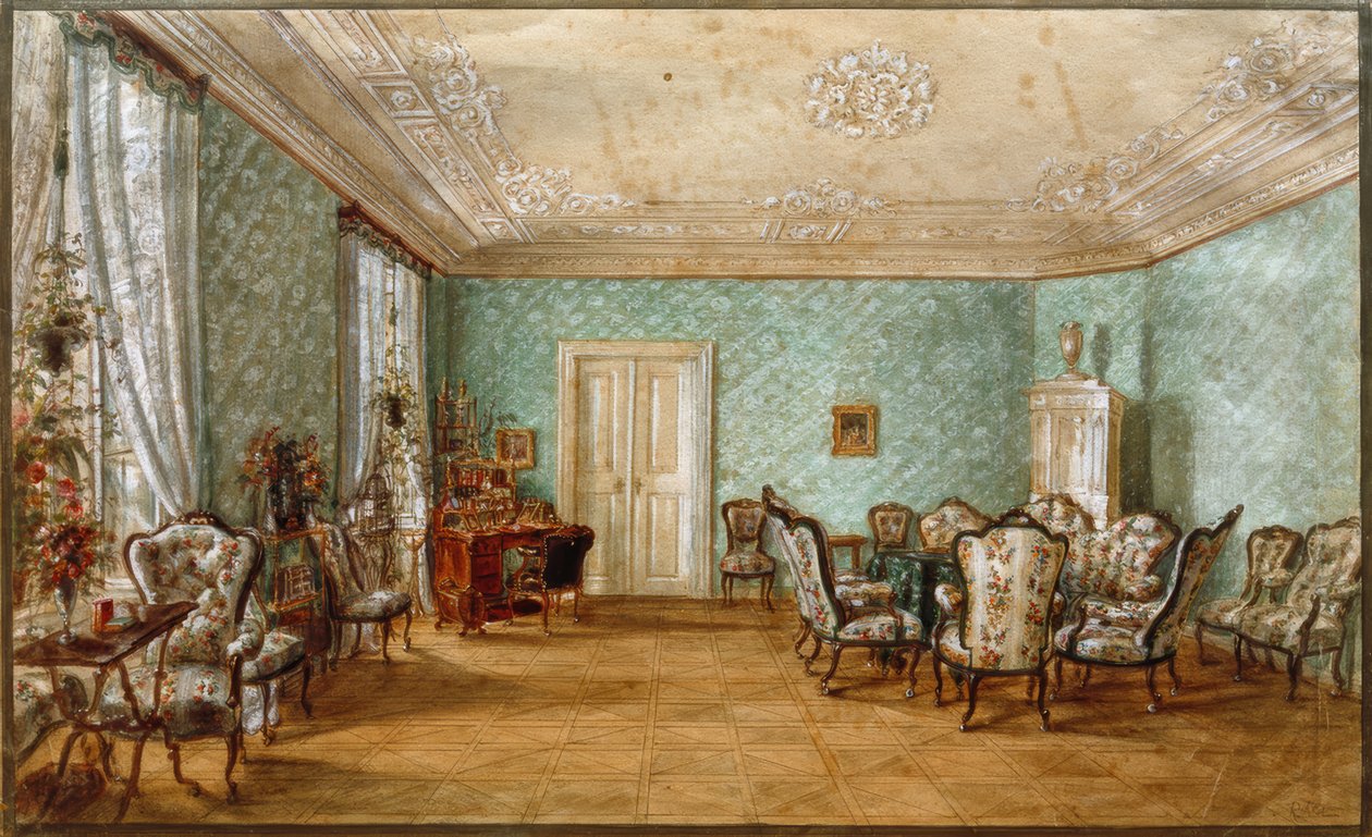 Salon der Fanny Elßler alkotó: Rudolf von Alt