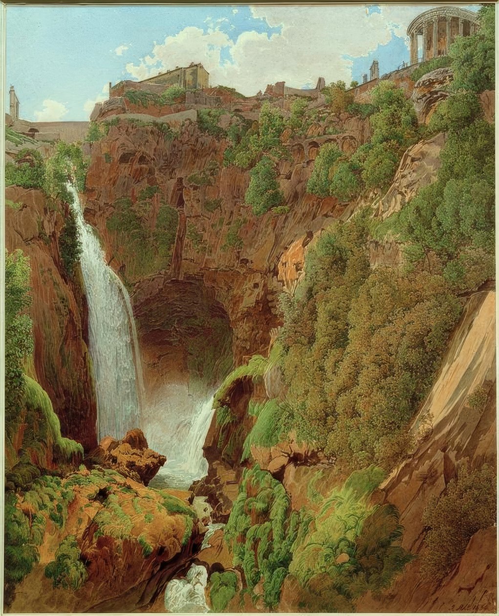 Tivoli (Latium, Olaszország), alkotó: Rudolf von Alt