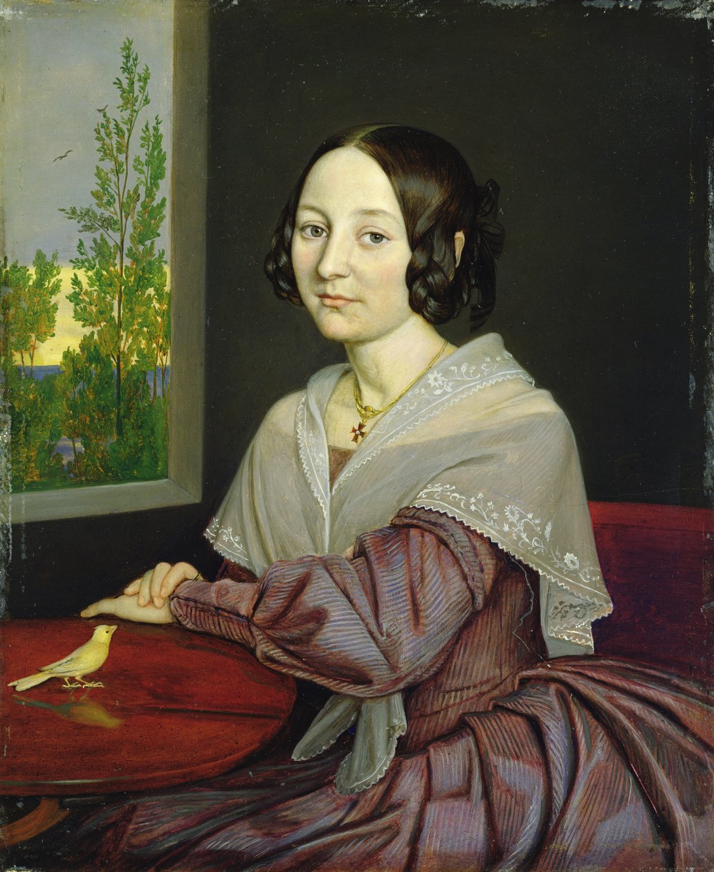 Caroline Luise Mathilde Wasmann (1823-67), 1843 (lásd: 152286) alkotó: Rudolph Friedrich Wasmann