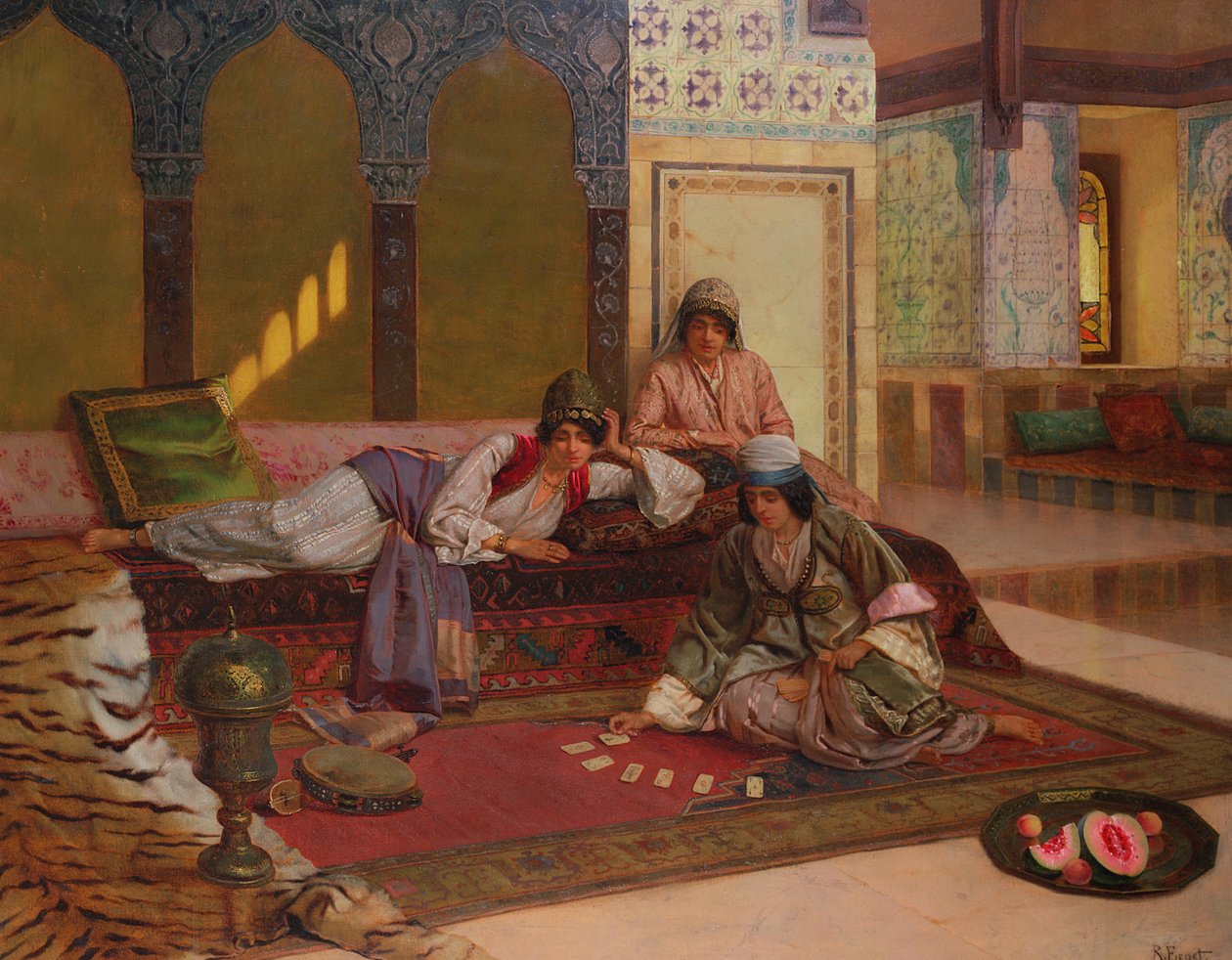 Idle Hours in the Harem alkotó: Rudolphe Ernst