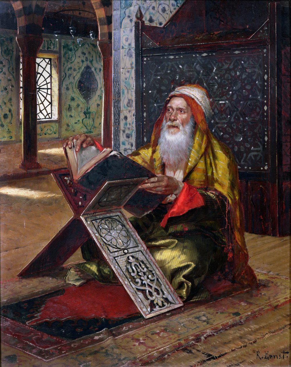 A szónoki emelvény alkotó: Rudolphe Ernst