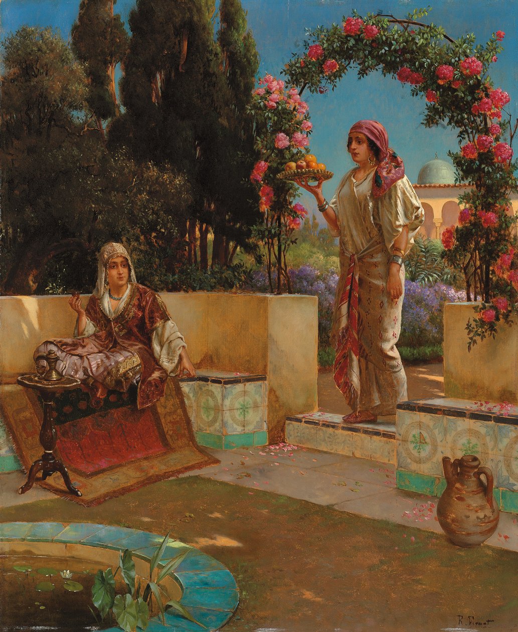 Délutáni tea, alkotó: Rudolphe Ernst