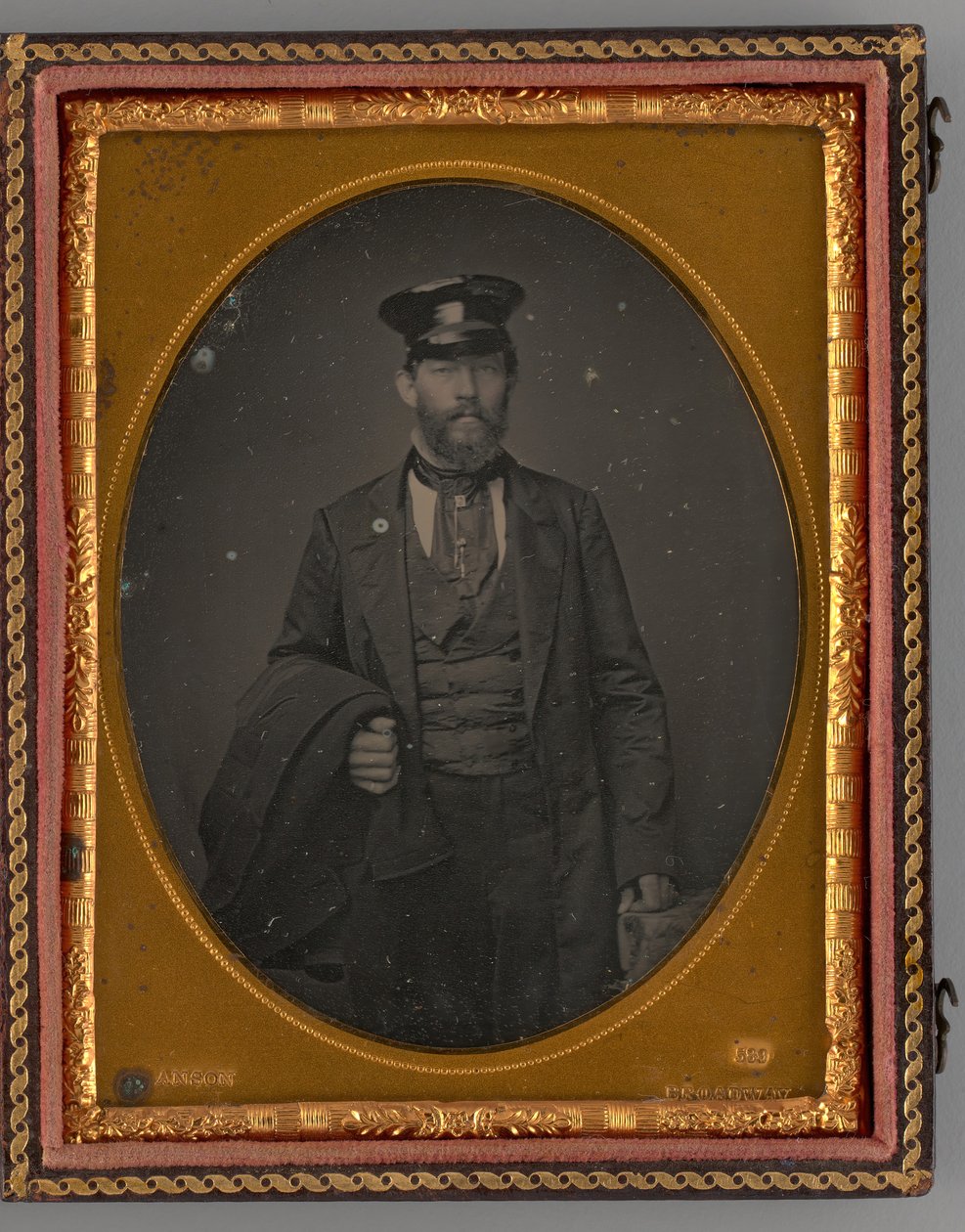 Névtelen férfiportré, 1858. alkotó: Rufus Anson