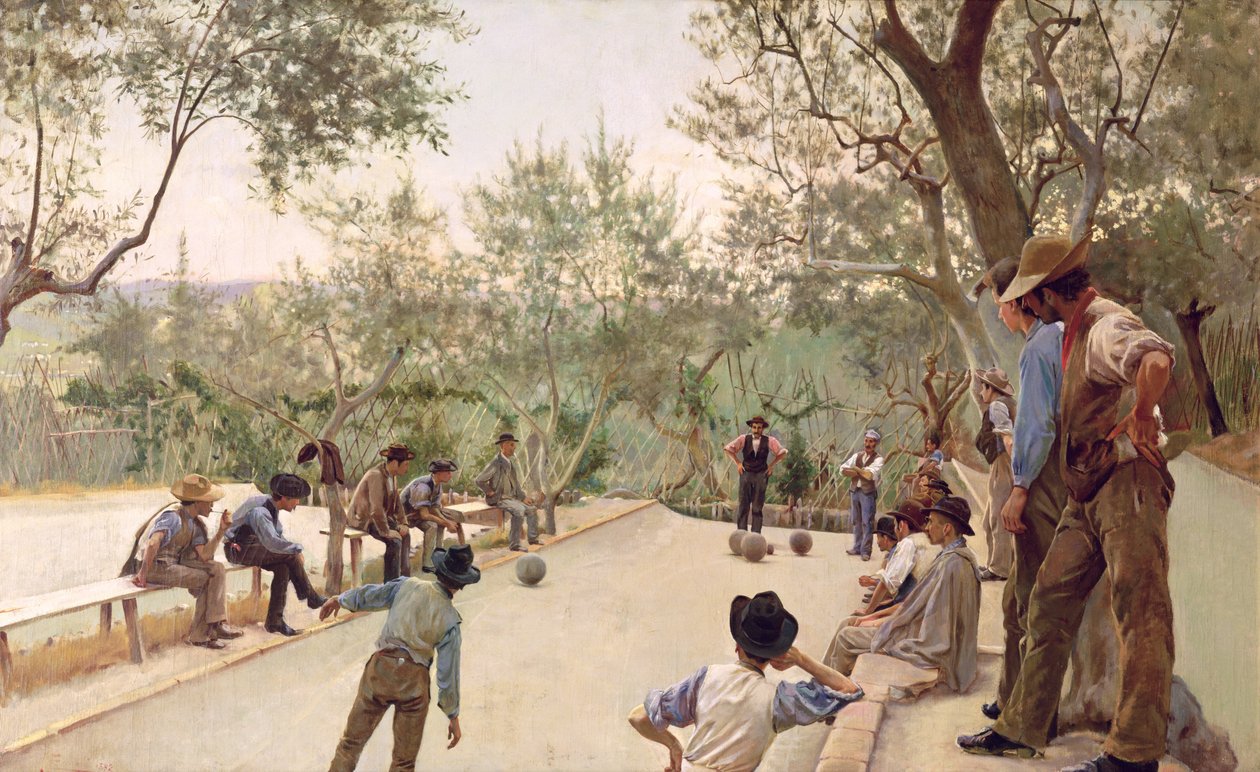 The Boules Players, 1882 alkotó: Ruggero Focardi