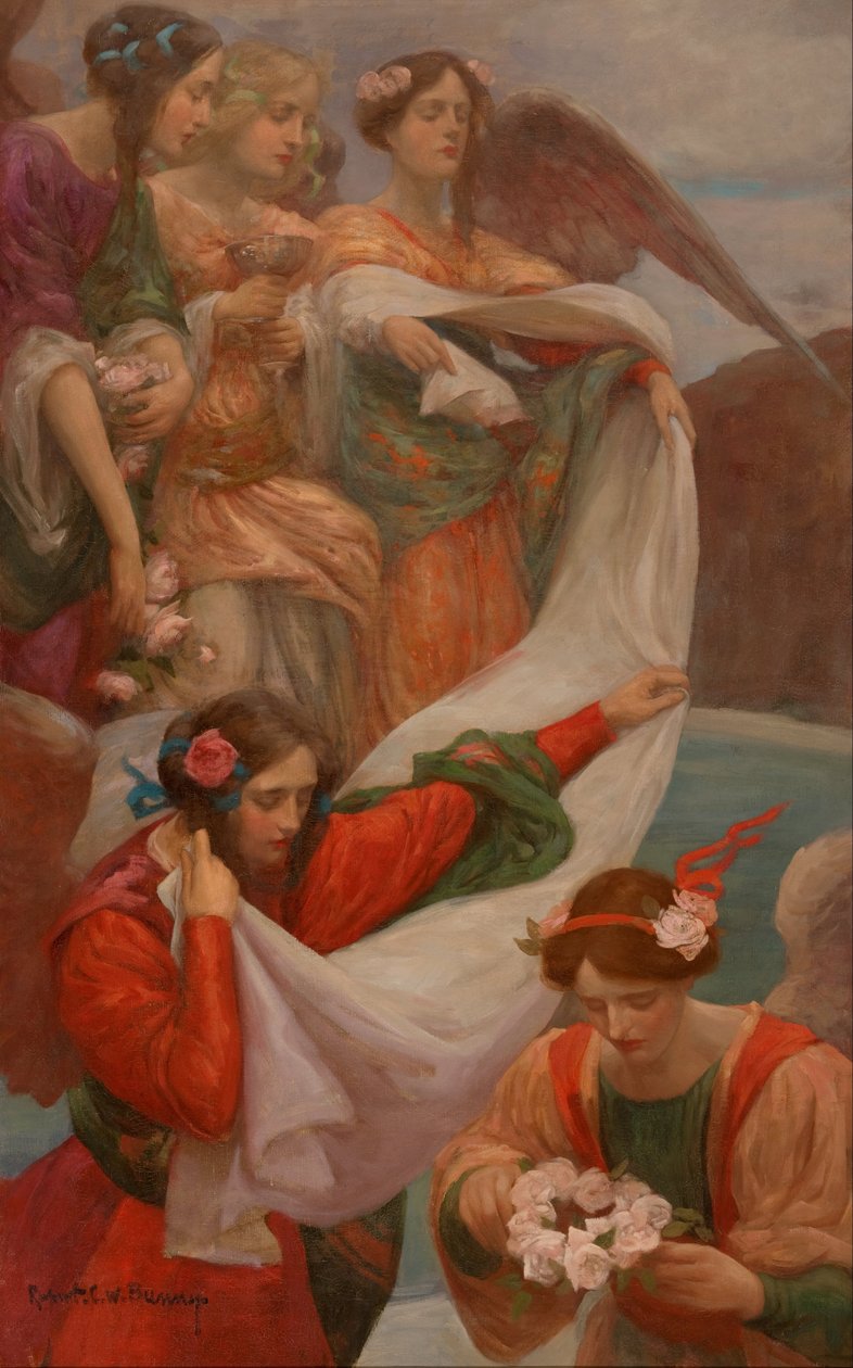 Leereszkedő angyalok alkotó: Rupert Bunny