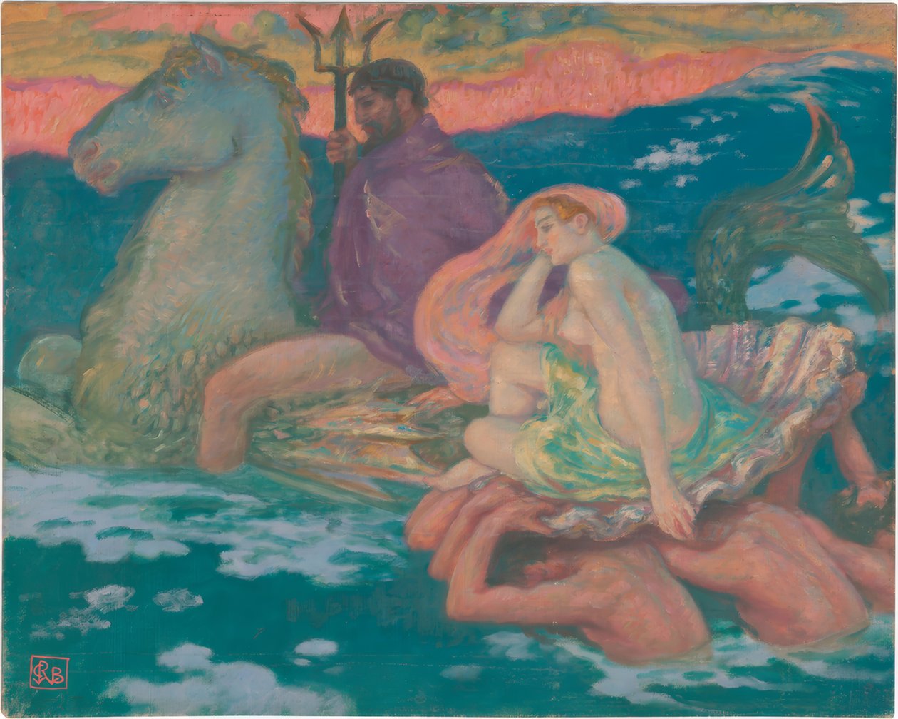 Poszeidón és Amphitrite alkotó: Rupert Bunny