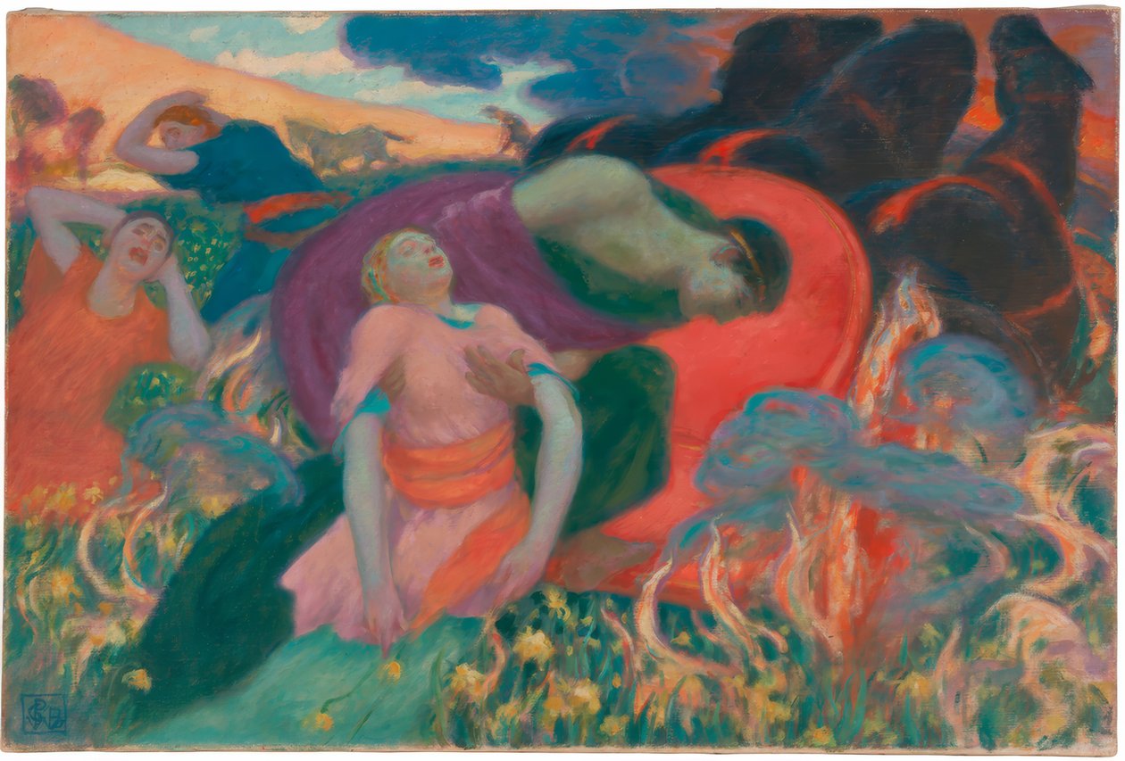 Perszephoné megerőszakolása alkotó: Rupert Bunny