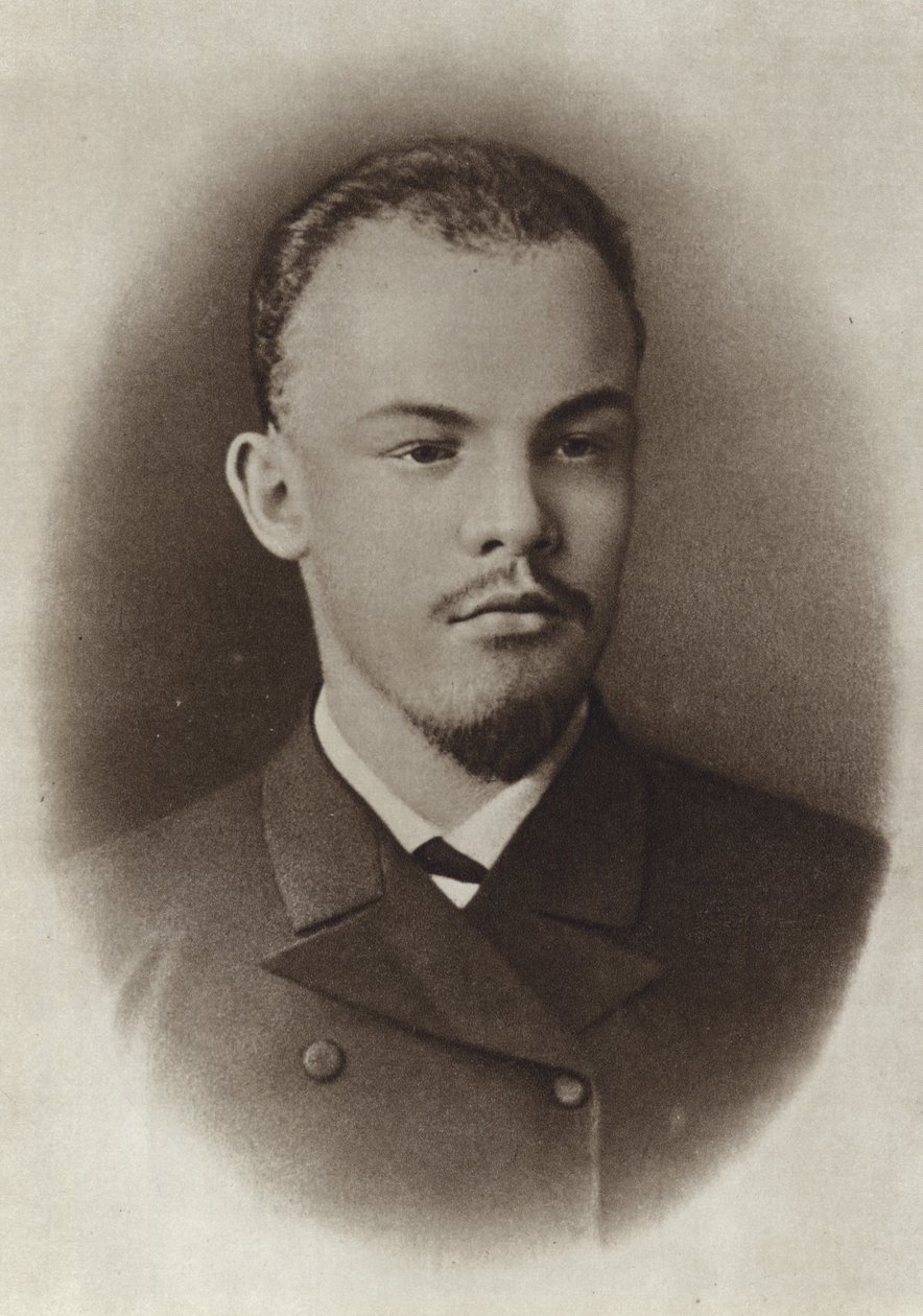 Lenin egyetemistaként, Samara, 1890 alkotó: Russian Photographer