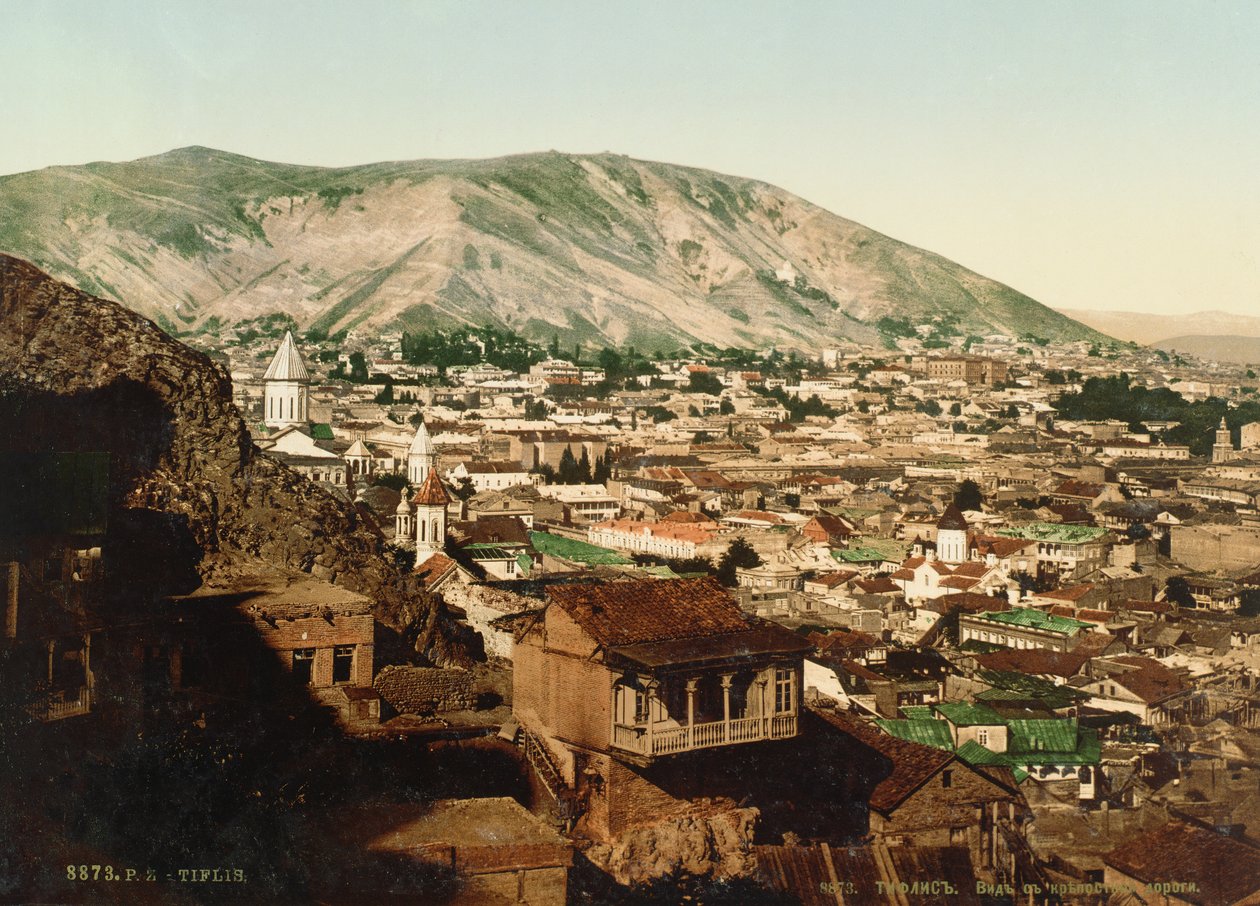 Vintage képeslap Tbilisziből, 1890-es évek alkotó: Russian Photographer