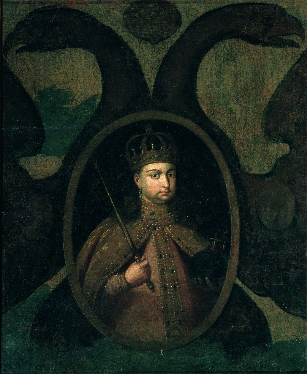 Tsarevna Sophia Alexeevna, (1657-1704) 1680-as évek alkotó: Russian School