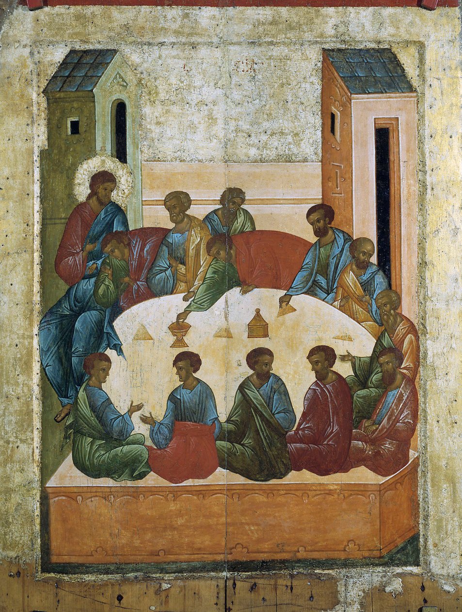 Az utolsó vacsora”, 1497. alkotó: Russian icon.