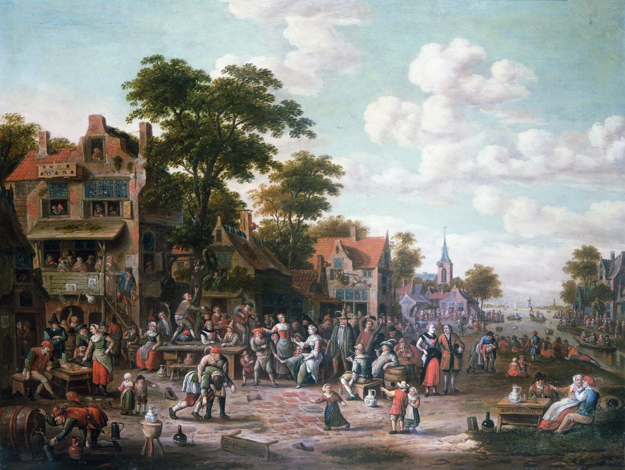 Faluünnep, 1716 alkotó: Rutger Verburgh