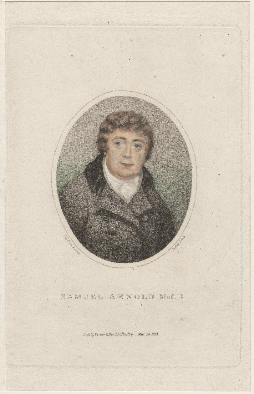 Samuel Arnold, vésette William Ridley (1764-1838), 1803 (színes stipple-metszet) alkotó: S. J. Arnold