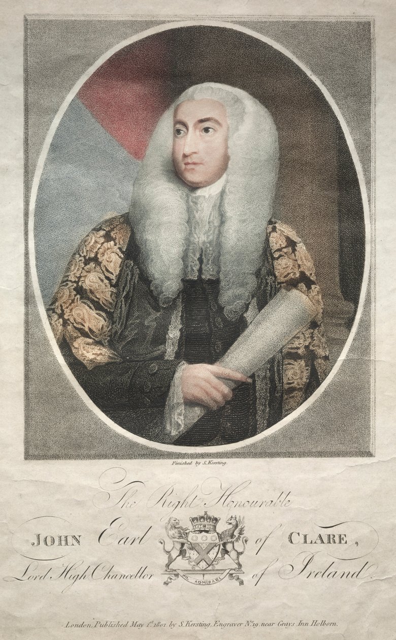 John Fitzgibbon, Clare grófja, 1801. alkotó: S. Kersting