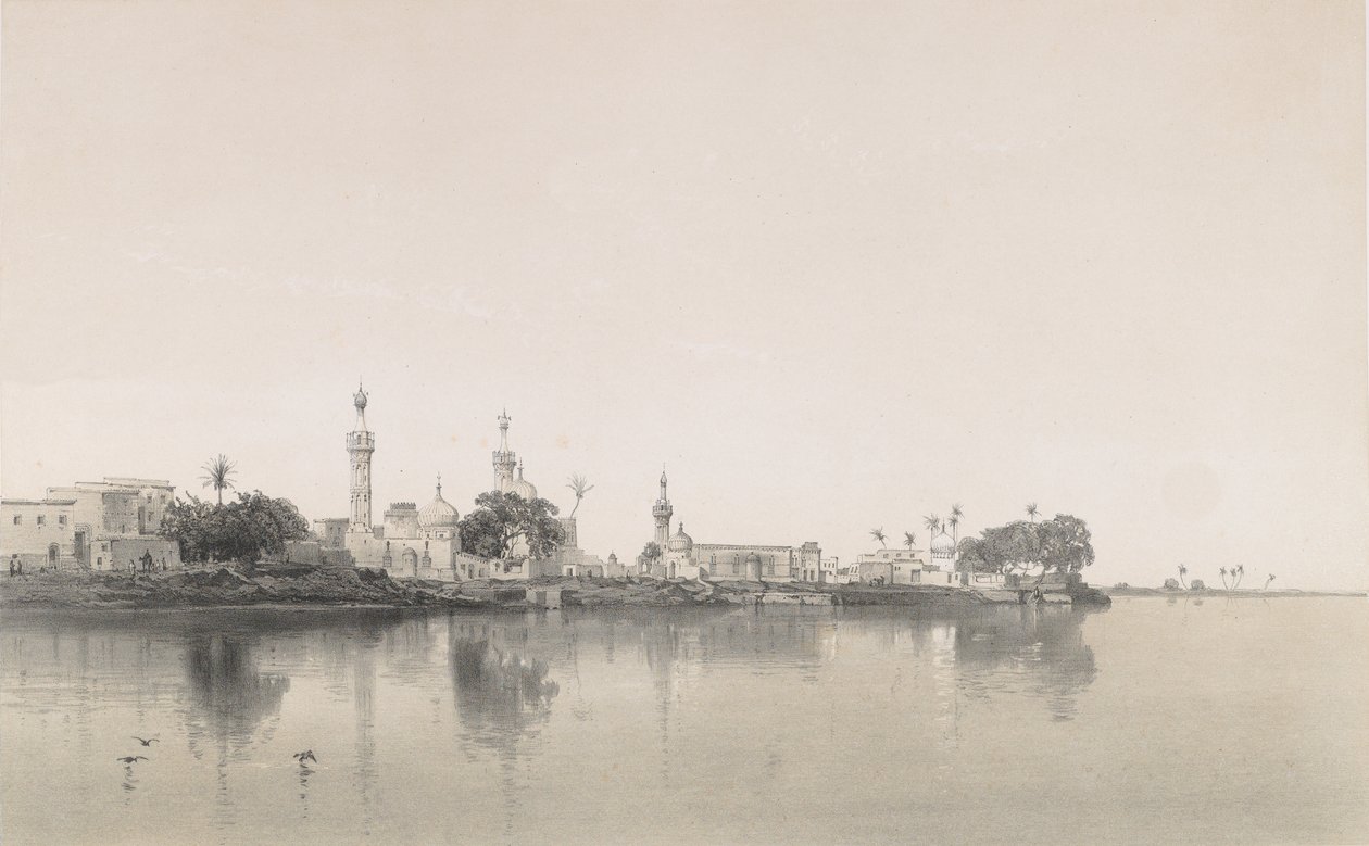 95. Fouah, a Níluson, 1843. alkotó: Sabatier