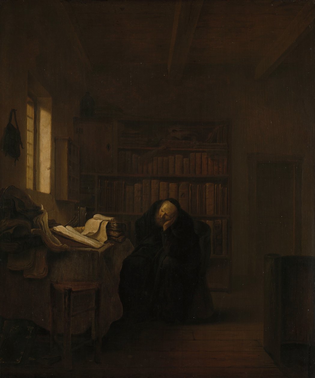 Tudós tanulmányában alkotó: Salomon Koninck
