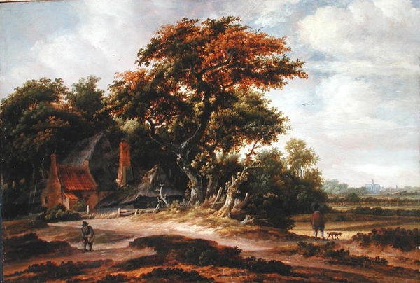 Erdős táj Haarlem közelében alkotó: Salomon Rombouts