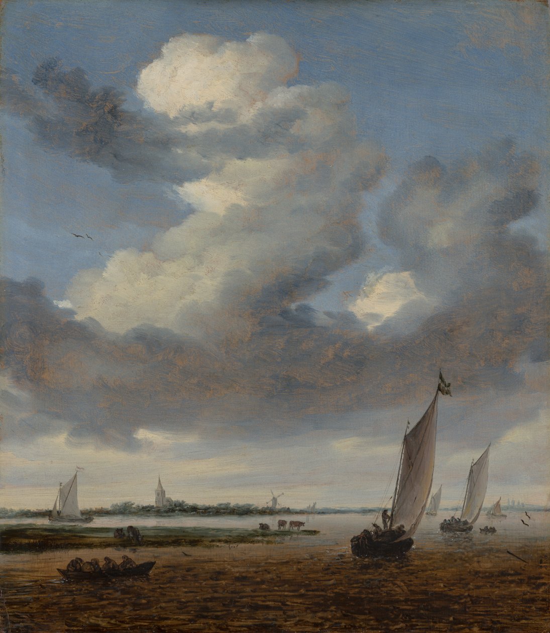 Beverwijk kilátása a Wijkermeer felől, 1661 alkotó: Salomon van Ruisdael or Ruysdael