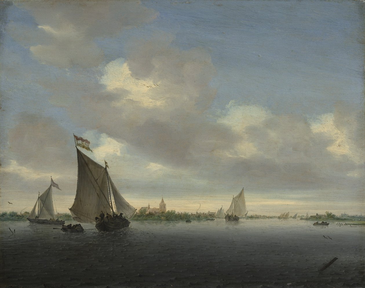 Tengerészgyalogos, 1650. alkotó: Salomon Ruysdael