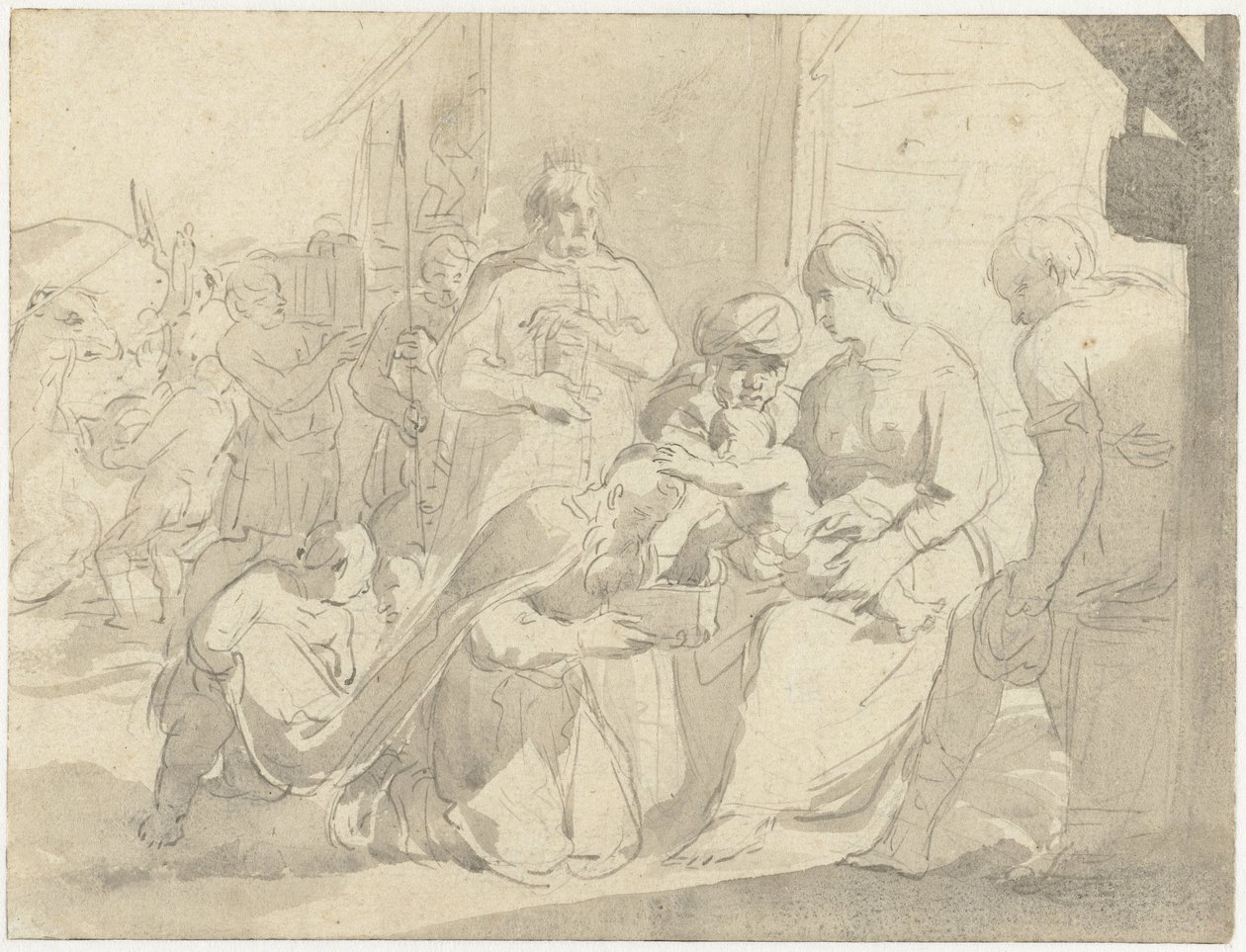 A királyok imádása alkotó: Salomon de Bray (attributed to)