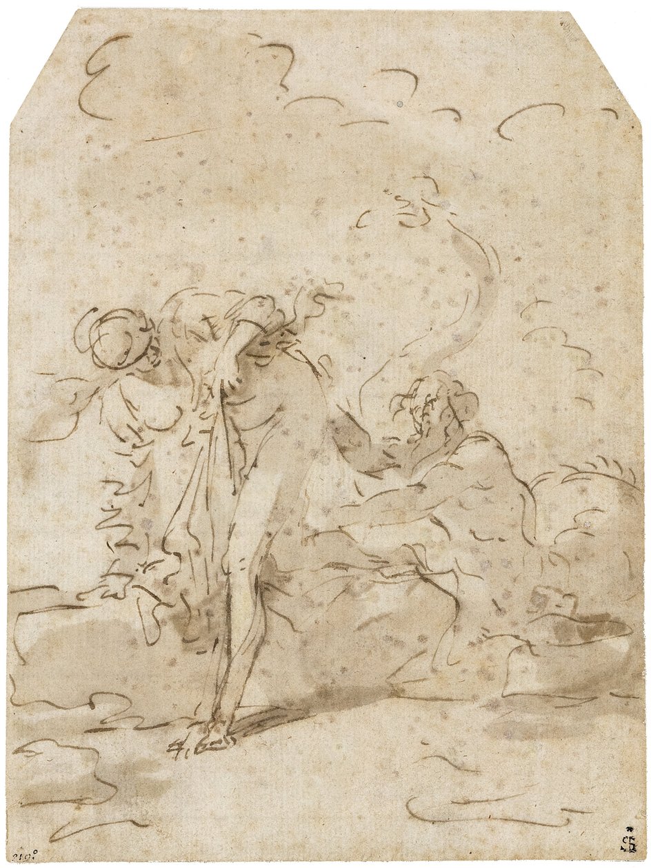 Glaucus és Scylla alkotó: Salvator Rosa