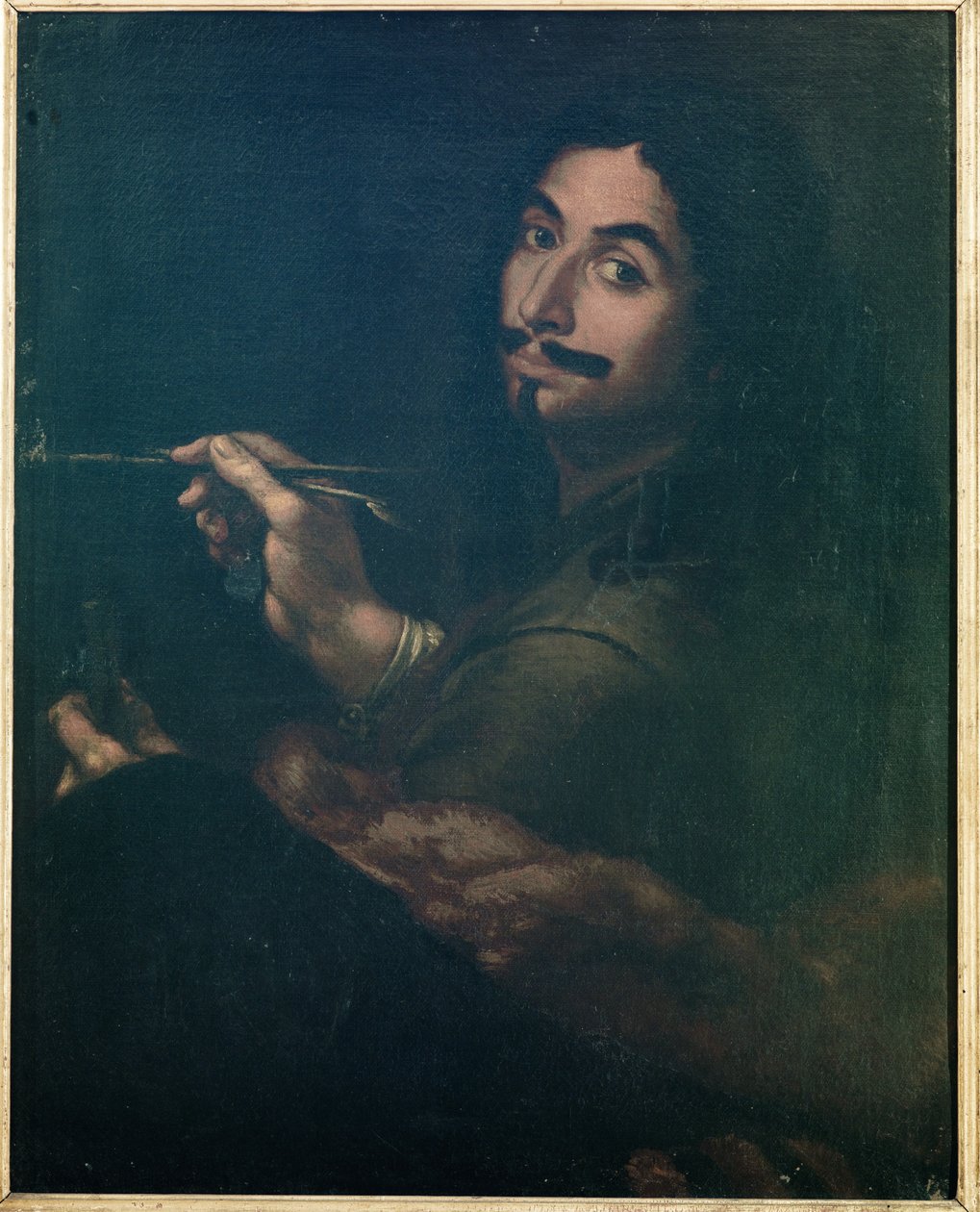 Önarckép, 1642 körül alkotó: Salvator Rosa