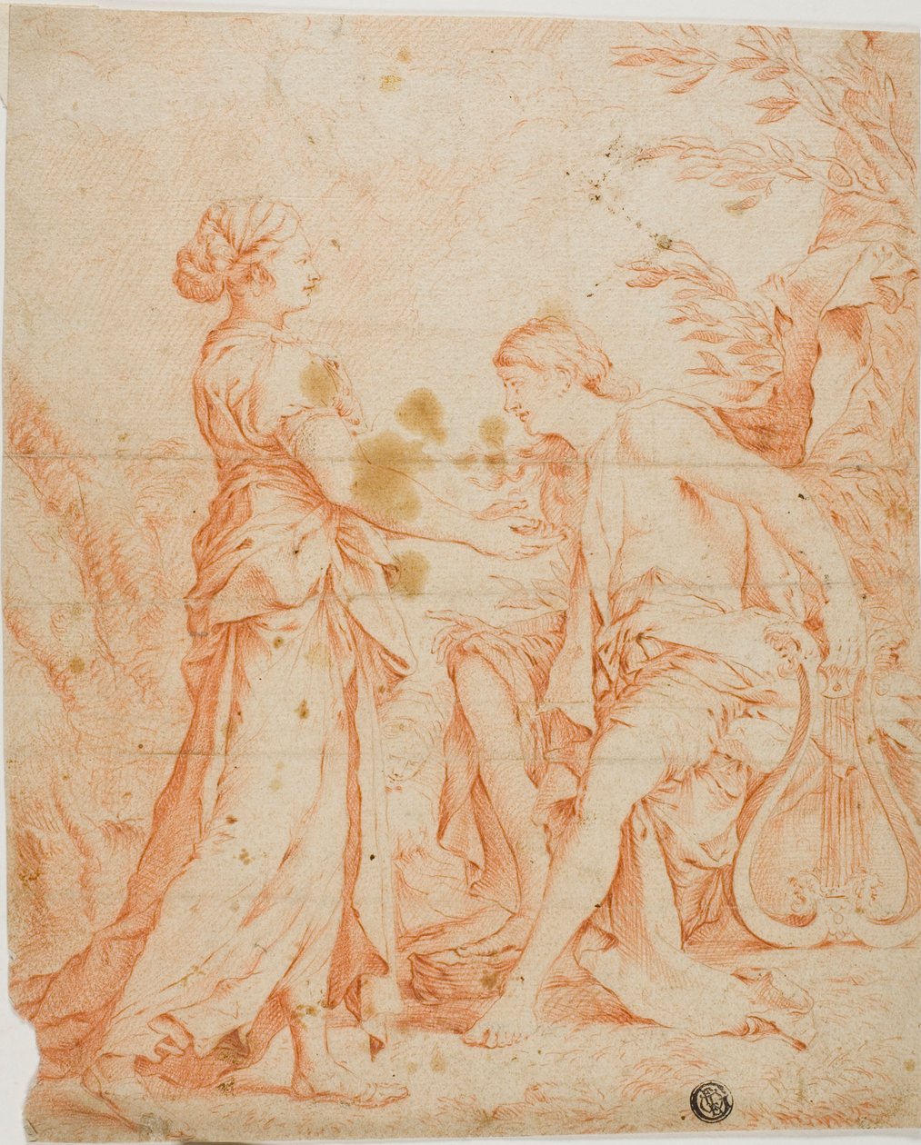Apolló és a kuméi Sybil alkotó: Salvator Rosa