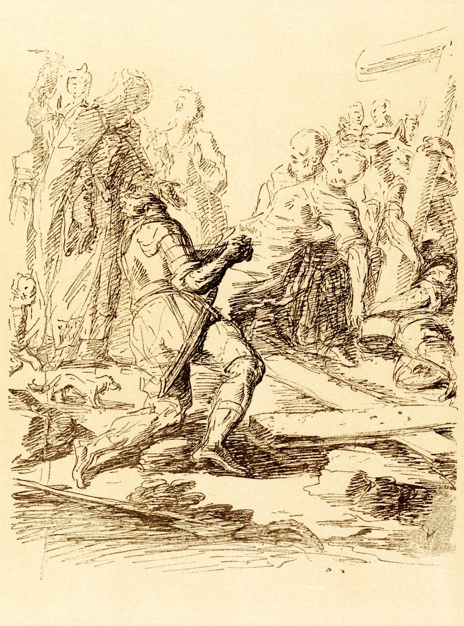 A kereszt megtalálása alkotó: Salvator Rosa