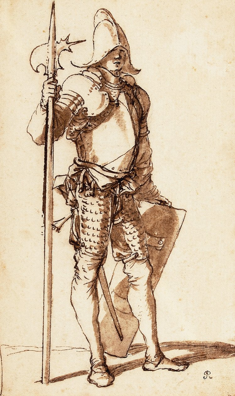 Alabárdos alkotó: Salvator Rosa