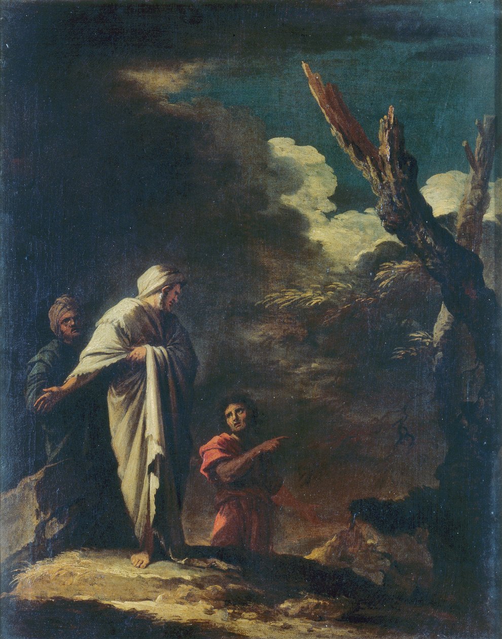 Táj figurákkal alkotó: Salvator Rosa