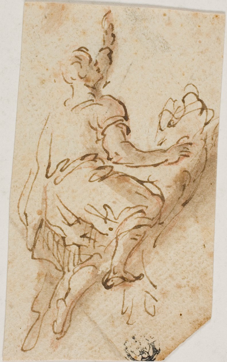 Ember az oroszlánon alkotó: Salvator Rosa