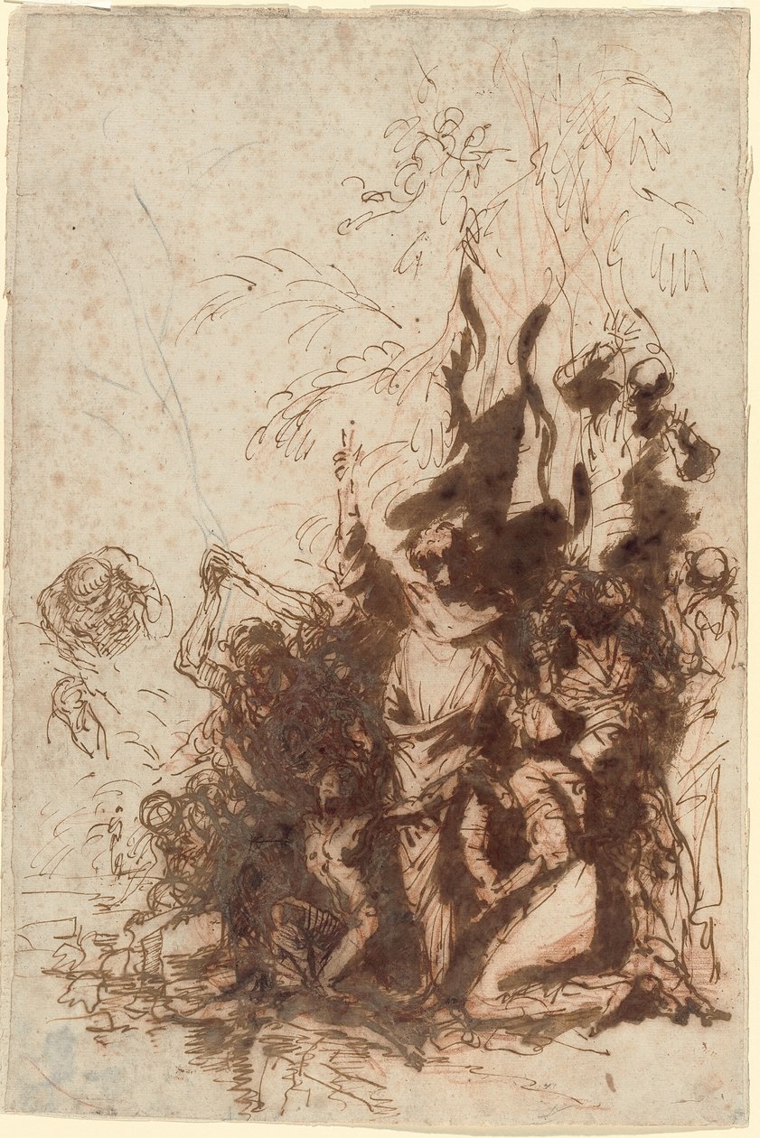 Lázár feltámasztása alkotó: Salvator Rosa