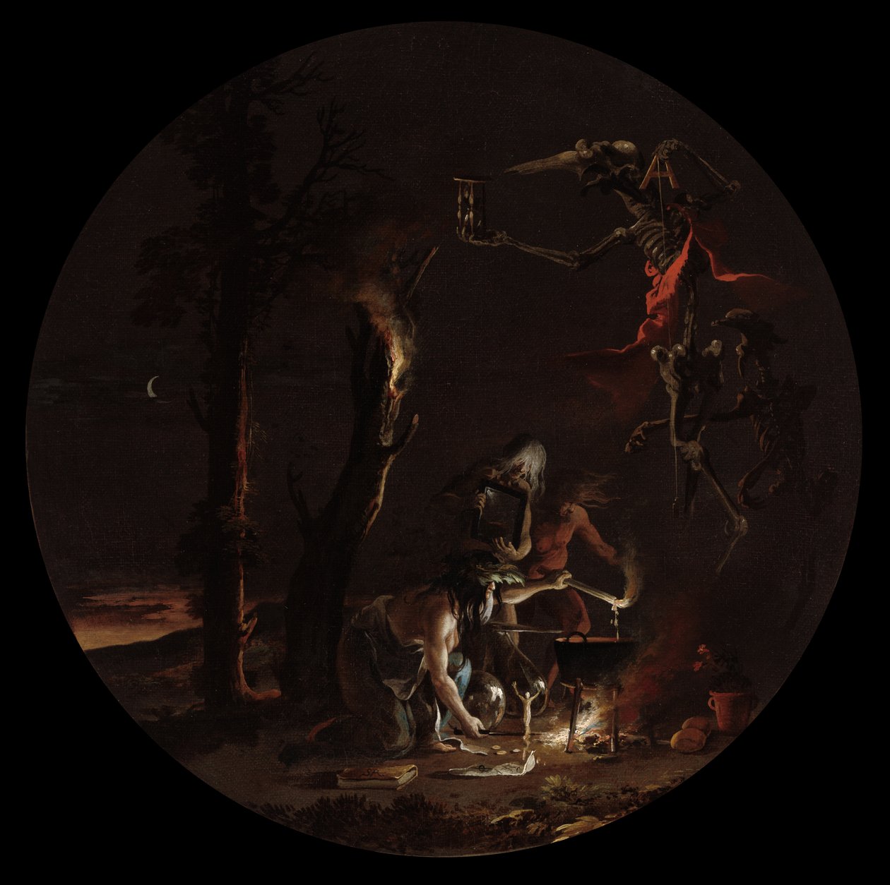 A boszorkányság jelenetei: Este alkotó: Salvator Rosa