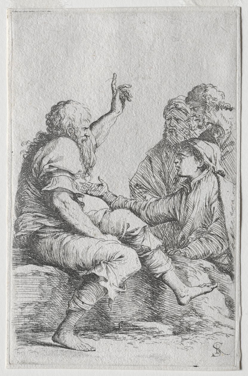 A figura sorozat: Figura, 1656-57. alkotó: Salvator Rosa