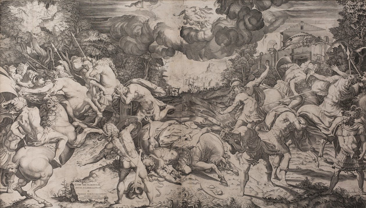 Szent Pál megtérése, 1545. alkotó: Salviati