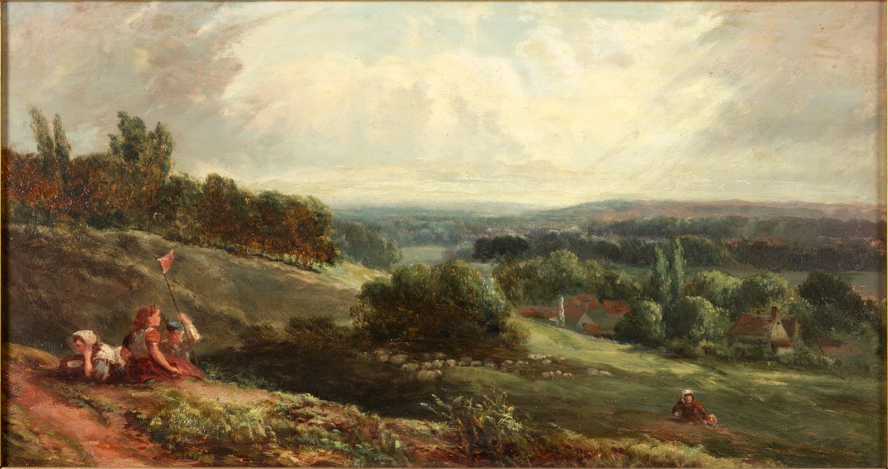 Táj gyerekekkel alkotó: Samuel Bough