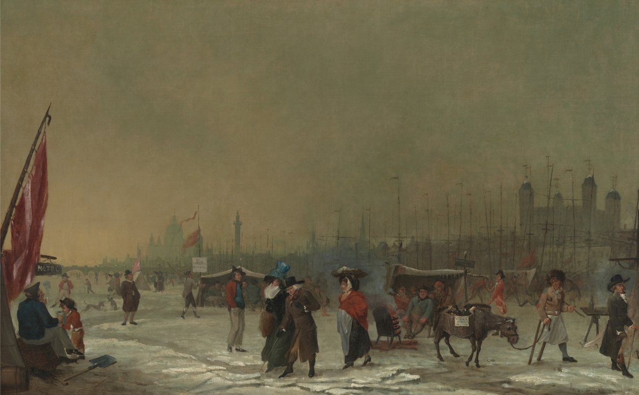 Fagy a Temzén alkotó: Samuel Collings