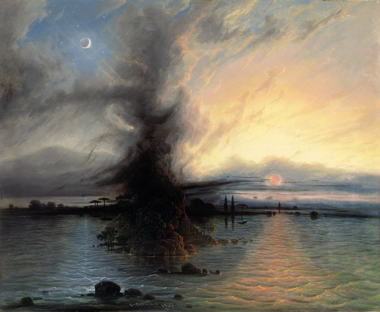 Az üdvösség sziklája, 1837 alkotó: Samuel Colman