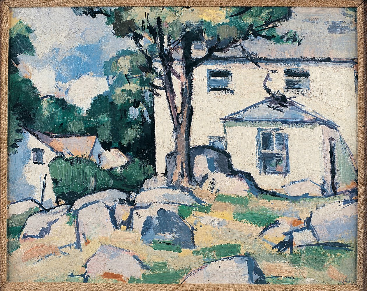 Táj házzal alkotó: Samuel John Peploe