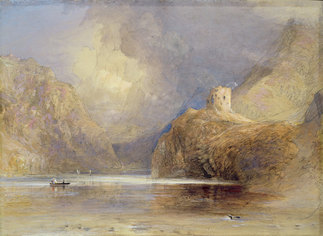 Dolbadern kastély, Llanberis, Észak-Wales alkotó: Samuel Palmer