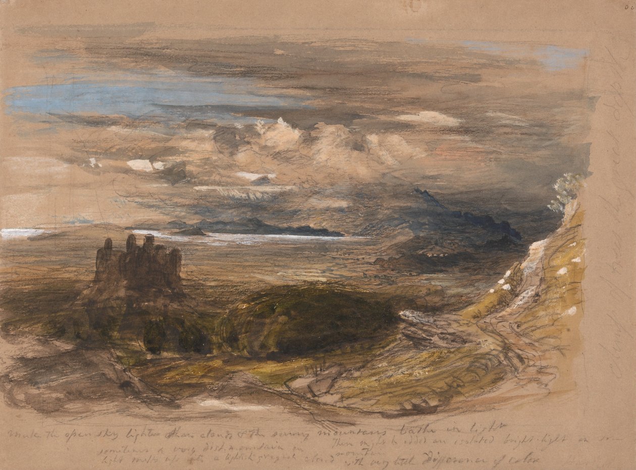Harlech kastély alkotó: Samuel Palmer