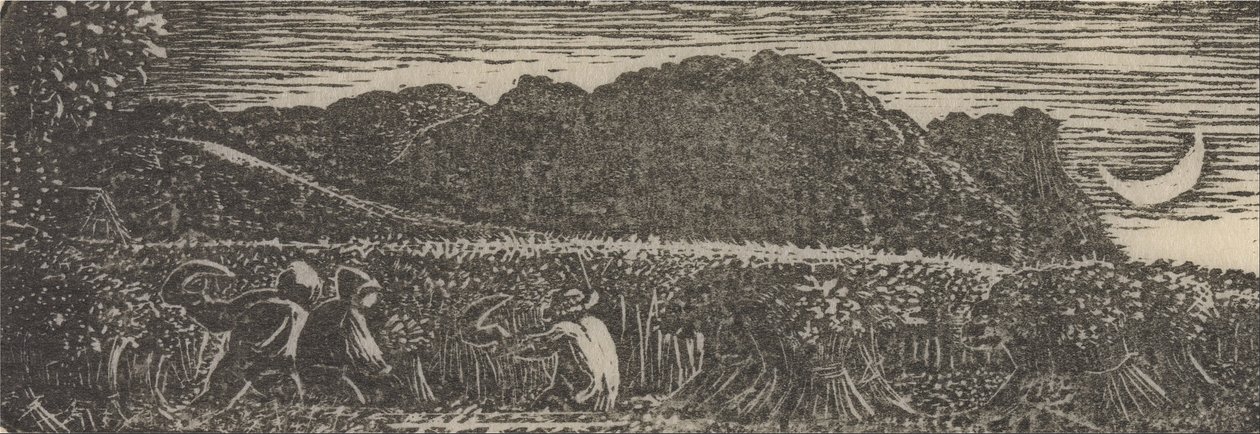 Szüret félhold alatt alkotó: Samuel Palmer