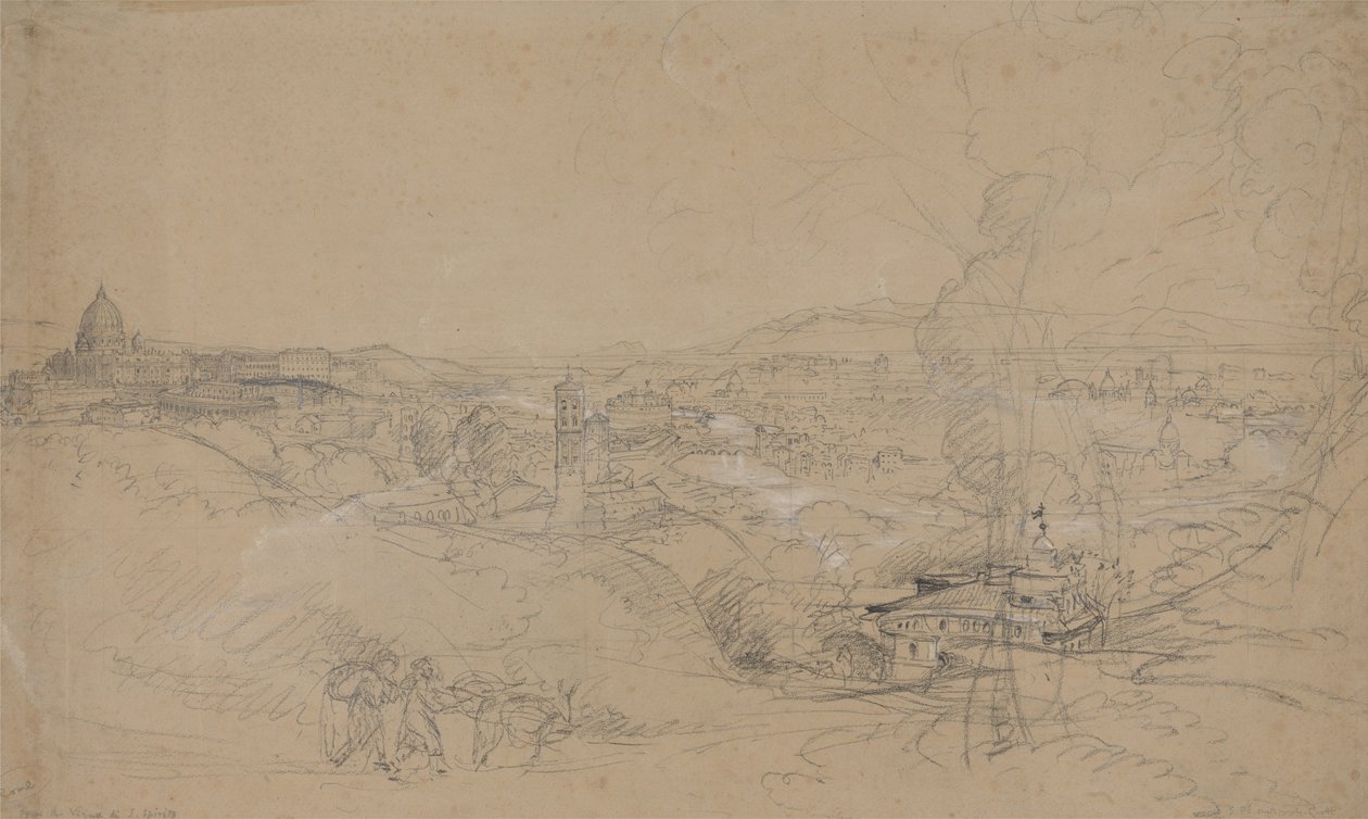 Róma San Spirito -ból alkotó: Samuel Palmer