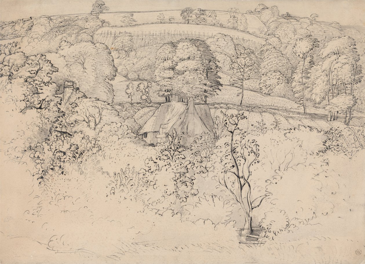 A primitív házikó, Shoreham alkotó: Samuel Palmer