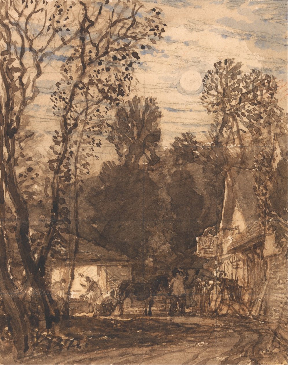 A Wayside Smithy alkotó: Samuel Palmer