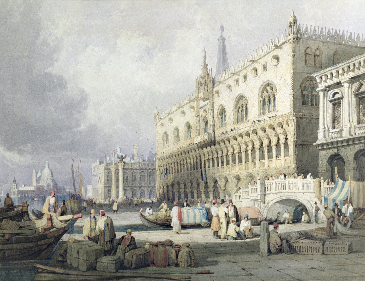 Palazzo Ducale, Velence alkotó: Samuel Prout