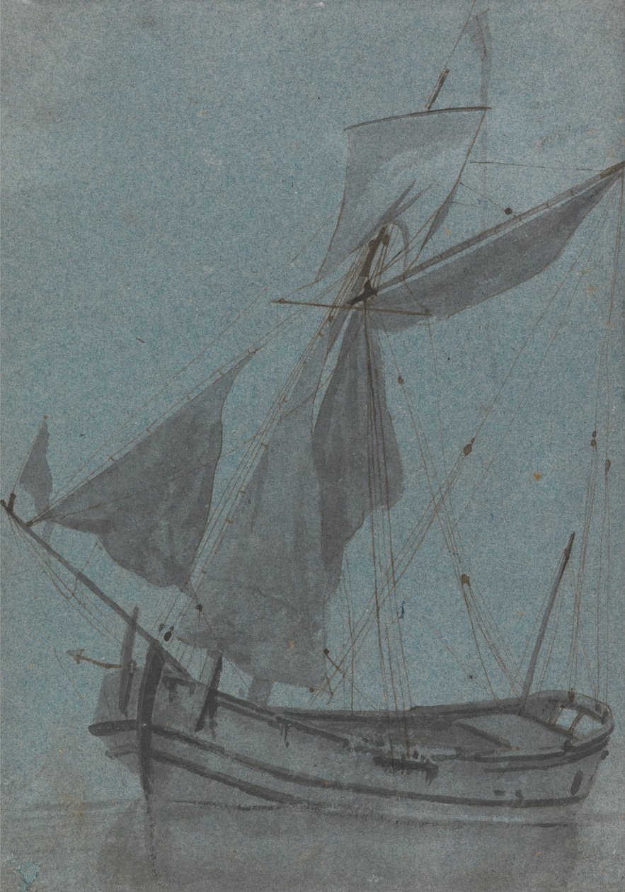 Egy parti uszály alkotó: Samuel Scott