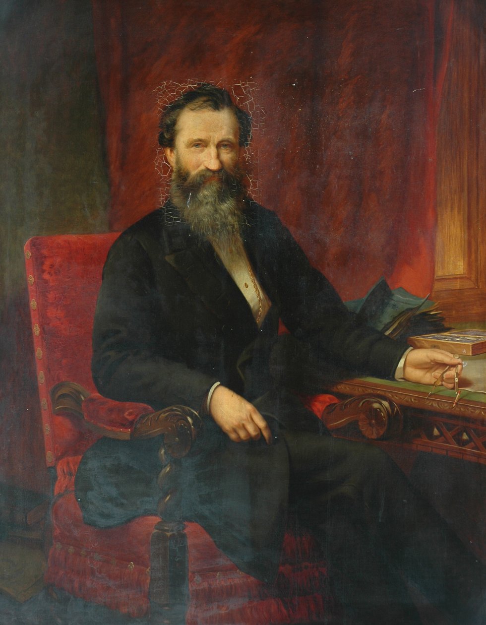 Sir Isaac Holden, 1868 alkotó: Samuel Sidley