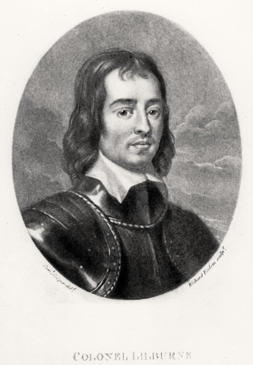 Robert Lilburne ezredes (1613-65) illusztrációja a Portrés of Characters Illustrious in British Historyból, metszett: Robert Dunkarton (1744-c.1817) (mezzotint) alkotó: Samuel after Cooper