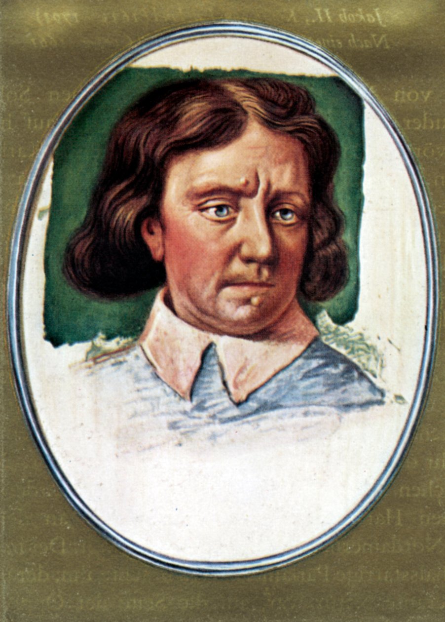 Oliver Cromwell portréja alkotó: Samuel (after) Cooper